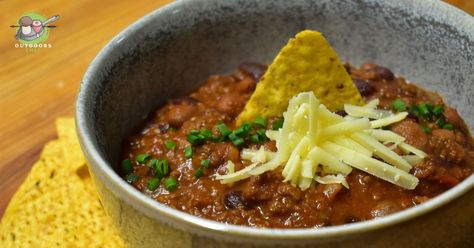 Wild Boar Chili Boar Recipes, Wild Boar Recipes, Ragu Recipe, Ancho Chili, Chili Soup, Dry Beans, Rustic Italian, Vegetable Puree, No Bean Chili