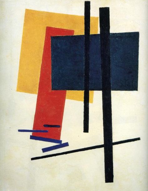 "Suprematism" by Kazimir Malevich (1915) Russian Constructivism, Kazimir Malevich, Istoria Artei, Action Painting, Russian Art, Art Movement, Art Abstrait, Geometric Art, Art Moderne