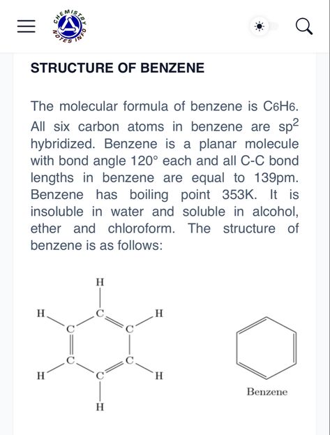 Structure of Benzene Chemistry Notes Chemical Bonding, Biomolecules Notes Chemistry Class 12, Benzene Chemistry, Hydrocarbons Chemistry Notes Class 11, 11th Chemistry Notes, Redox Reactions Chemistry Notes Class 11, Relative Density, Molecular Mass, Alkali Metal