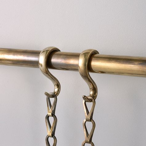 Picture Rail System - brass picture rail with chain and art lighting Hanging Frames From Picture Rail, Hanging Picture Frames With Chain, Picture Rail Staircase, Modern Picture Rail Ideas, Brass Picture Rail System, Gallery Hanging System Picture Rail, Picture Rod Hanging, Picture Rail Gallery Wall, Brass Picture Rail