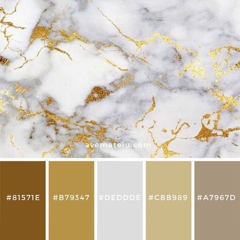 Color Palettes – Ave Mateiu Dream Therapy, Bronze Color Palette, Silver Color Palette, Gold Color Combination, Colors Inspiration, Gold Color Palettes, Color Pallete, Gold Palette, Color Schemes Colour Palettes