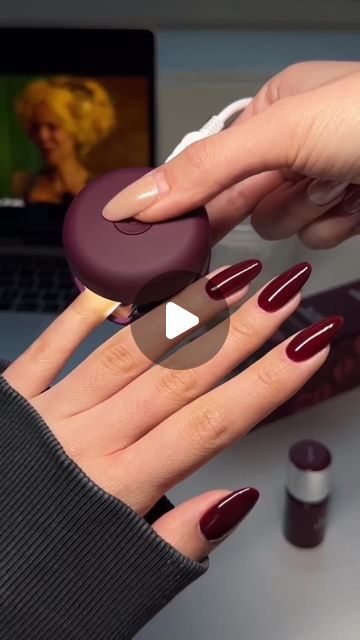 Selfie Leslie on Instagram: "Dark Romance 🌹⁠ Obsessing over these burgundy nails from @heluviee⁠ ⁠ ⁠ #selfieleslie #burgundynails #nailart #nailinspo #naildesign" Dark Burgundy Nails, Selfie Leslie, Burgundy Nails, Dark Burgundy, Nail Inspo, Nail Designs, Romance, Nail Art, Nails