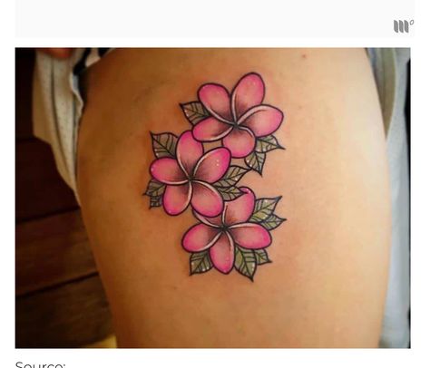 Hawaii Flower Tattoos, Plumeria Flower Tattoos, Frangipani Tattoo, Tropical Flower Tattoos, Hawaiian Flower Tattoos, Plumeria Tattoo, Tropical Tattoo, Hawaii Tattoos, Hibiscus Tattoo