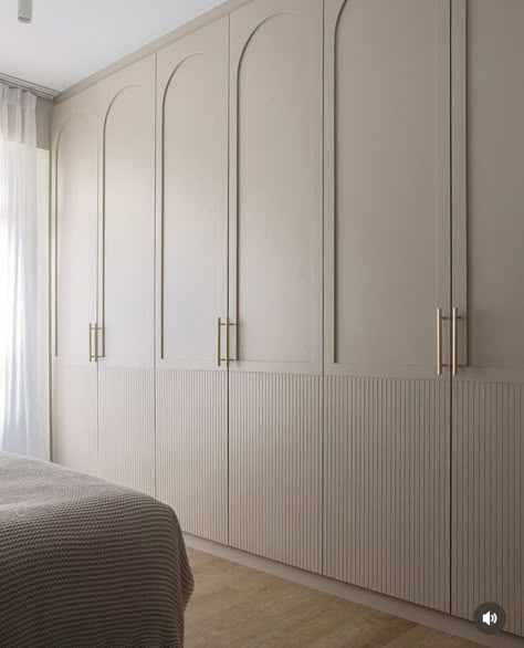 Painted Wardrobes, Wardrobe Shutter Design, Singapore Design, Wardrobe Colour, Sleek Interior, Wardrobe Design Modern, Shutter Designs, Wardrobe Door Designs, Sliding Wardrobe Doors