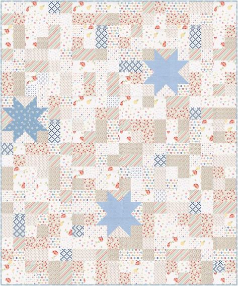 A Quilting Life, Low Volume Quilt, Neutral Quilt, Row Quilt, Christmas Quilt Patterns, Homemade Quilts, Scrappy Quilt Patterns, Quilt Square Patterns, Scrap Quilt Patterns