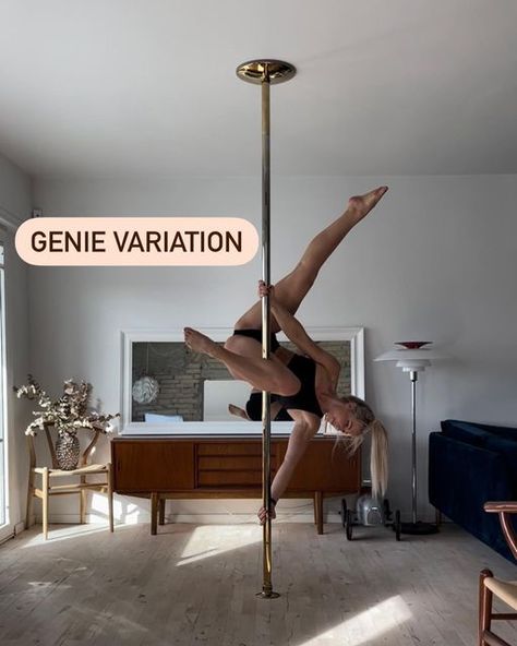 Genie Pole Dance, Pole Dance Poses, Pole Poses Photo Shoots, Pole Poses, Striper Outfits, Pole Dance Studio, Dancing Fitness, Pole Sport, Pole Moves