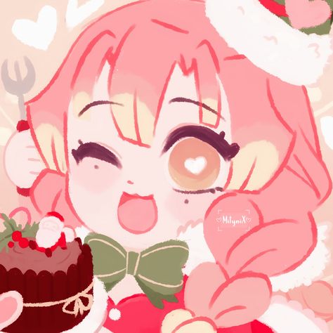 「 ♡ 」‧ #Mitsuri Kanroji #Kimetsu no Yaiba #Anime #Demon Slayer #Love Hashira #Icon #Simple #Edit #Pfp ‧ ❀ Anime Crafts Diy, Anime Christmas, Anime Crafts, Cute Kawaii Drawings, Christmas Icons, Concept Art Drawing, Art Icon, Slayer Anime, Christmas Art