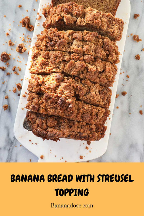 Banana bread is a beloved classic that many of us turn to when we’re craving something sweet, comforting, and easy to make. But if you’re looking to take your banana bread to the next level, this recipe featuring a crunchy streusel topping is exactly what you need. The combination of moist, flavorful banana bread with a sweet, crumbly topping creates a delightful mix of textures and tastes that’s sure to become a new favorite. Moist Banana Bread With Streusel Topping, Banana Crumble Bread, Banana Bread Recipe Crumb Topping, Banana Bread Crumble Topping, Banana Bread With Strudel Topping, Banana Bread With Crumble Topping, Banana Bread Crumble, Banana Bread With Crumble, Banana Bread With Streusel Topping