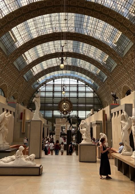 paris museum, d’orsay aesthetic, museum, art museum, academia Paris Trip Ideas, College Plan, Bg Aesthetic, Starry Night Over The Rhone, Wealthy Woman, Paris Rooftops, Nice Trip, Museum Interior, Museum Aesthetic