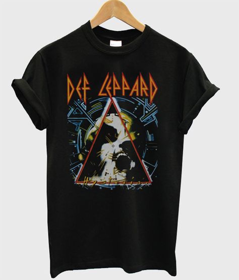 Def Leppard T Shirt, Def Leppard Shirt, Def Leppard Band, Def Leppard Hysteria, T Shirt World, New Rock, Rock T Shirts, Def Leppard, Rock Shirts