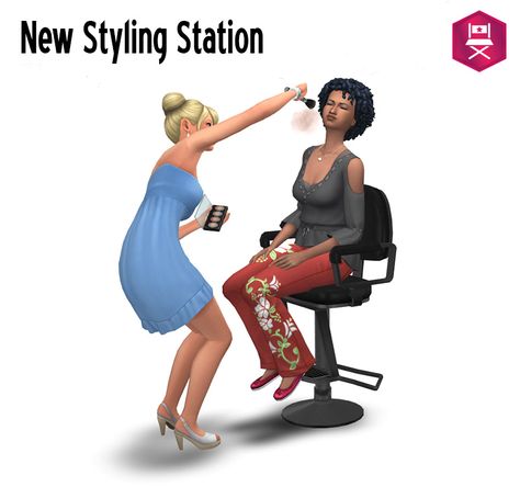 Sims 4 Mac, Stylist Chair, Around The Sims 4, The Sims 4 Cabelos, 4 Poses, Cc Shoes, Sims 4 Cc Shoes, Free Sims 4, Sims 4 Body Mods