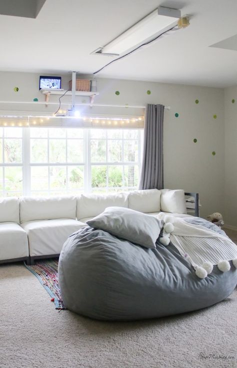 Home movie room with giant bean bag chair of course Bean Bag Movie Room, Movie Room Bean Bags, Room Bean Bags, Home Movie Room, Small Movie Room, Giant Bean Bag Chair, Leather Chair With Ottoman, Media Room Design, Yoda Wallpaper