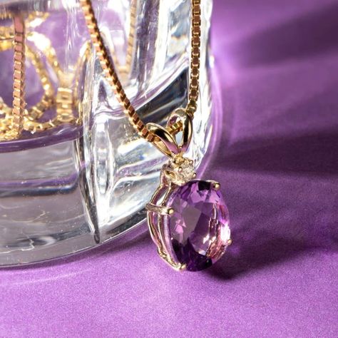 Complement your look with Amethyst Pendant from Peora. Gorgeous Royal Purple Hue gives a quick pop of color to any outfit. Free Shipping. Style P9568 Palace Gardens, Blue Topaz Bracelet, Amber Ring, Round Stud Earrings, Don't Leave, Royal Purple, Amethyst Pendant, Luxury Dress, Pretty Earrings