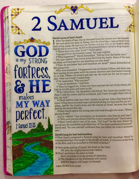 1 Samuel Bible Study, Book Of Samuel, Book Of Samuel Bible Study, 2 Samuel Bible Journaling, 1 Samuel 1:27-28, Samuel Bible, 2 Samuel, Bible Doodling, Bible Journal Notes