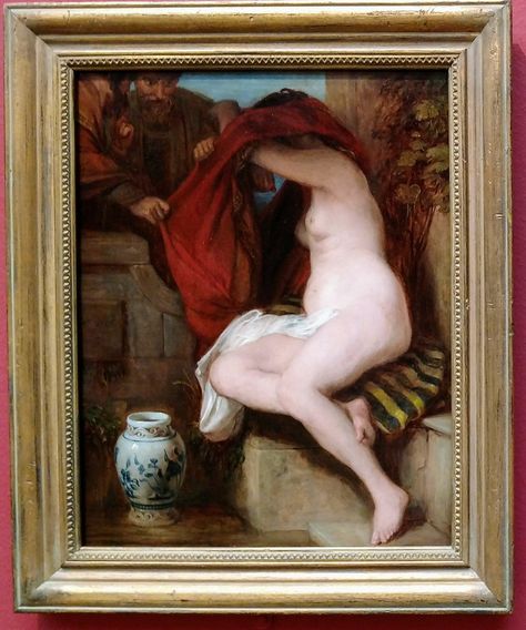 Susanna and the Elders (David Wilkie, Scottish, 1815. Legion of Honor, San Francisco. April 2017) Shaun Downey Paintings, God Speed Edmund Leighton, David Wilkie, Susanna And The Elders Artemisia Gentileschi, Sir John Soane's Museum, Susan Jane Walp Paintings, Nude Artwork, Old Master, Body Positivity