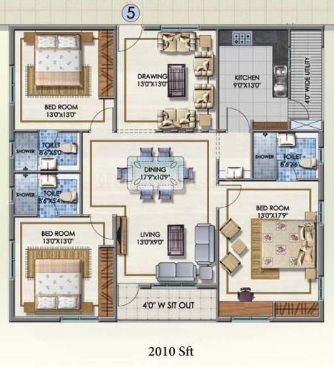 Simple 3 Bedroom Low Cost Kerala Home Plan With Pooja Room - Free 6B5 3bhk House Plan 3d, 3d House Plans 3bedroom Indian, Home Map Design 3 Bedroom, 3bhk House Plan With Pooja Room, Free House Plans 3 Bedroom, Kerala House Plan, 3 Room House Plan, Low Cost House Plans, 3 Bedroom Home Floor Plans