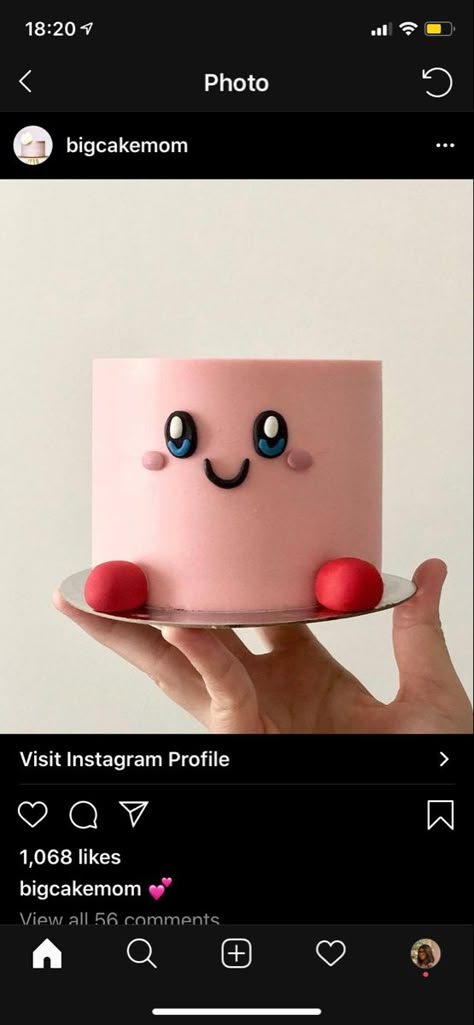 Kirby Piñata Diy, Kirby Themed Party, Kirby Cakes Ideas, Kirby Birthday Decorations, Kirby Themed Birthday, Kirby Birthday Party Decorations, Kirby Party Ideas, Kirby Cake Ideas, Kirby Cupcakes