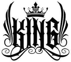 Tatoo Lettering, Hals Tattoo, Latin Kings, Graffiti King, Fonts Tattoo, King Tattoo, Chicano Tattoos Sleeve, Skull Hand Tattoo, Tattoo Lettering Design