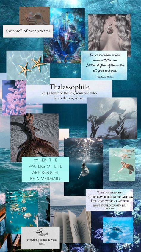 Mermaid Energy Aesthetic, Amphitrite Aesthetic Wallpaper, Mermaid Research, Mermaid Inspiration Board, Siren Iphone Wallpaper, Mermaid Vibes Wallpaper, Royal Mermaid Aesthetic, Thalassophile Wallpaper, Oceanographer Aesthetic