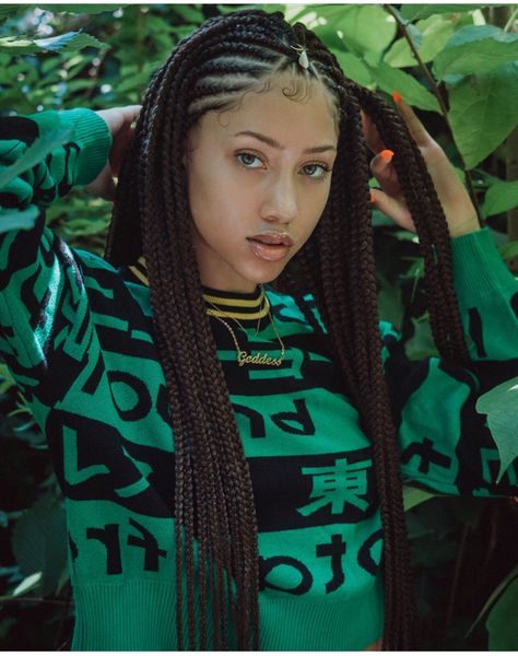 Kayla Bylon, Pigtail Braids, Fulani Braids, Box Braids Styling, Cool Braids, Beautiful Braids, Cornrow Hairstyles, Trending Hairstyles, Goddess Braids