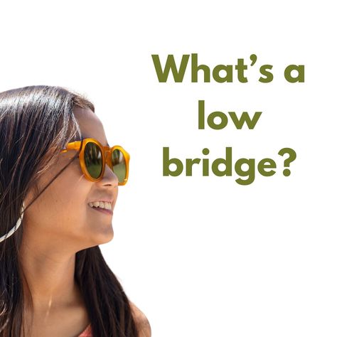 😎 Wondering if your child has a low bridge? Look for these signs: glasses that frequently slide down their nose, gap between the bridge of the glasses and their nose, or glasses that don’t sit comfortably. These can be indicators of a low bridge, and choosing frames designed for this fit will ensure they stay secure and comfortable all day long. #bayareakids #shopsmall #mikoeyewear #lownosebridge #iykyk #femalefounders #inclusivefashion Female Founders, The Bridge, Frame Design, Gap, Bridge, Signs, Quick Saves, Instagram