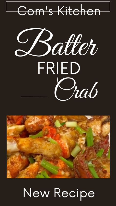 Craving some Asian-inspired seafood? Try this recipe for batter fried crab! This batter fried crab recipe is inspired by the flavors of Asia. The crispy batter and tender crab meat are perfectly complemented by the sweet, spicy, and savory sauce. Fried Crab Batter Recipe, Fried Blue Crab Recipe, Fried Crabs Recipe, Blue Crab Recipes, Fried Crab, Crab Recipe, Fried Pork Belly, Crab Meat Recipes, Batter Recipe