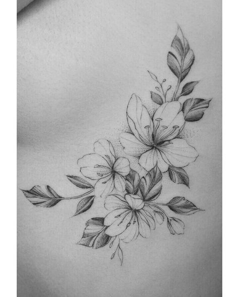 Rib Tattoos For Women, Ribbon Tattoos, Lily Tattoo, Top Tattoos, Discreet Tattoos, Rib Tattoo, Tattoo Removal, Feminine Tattoos, Mom Tattoos