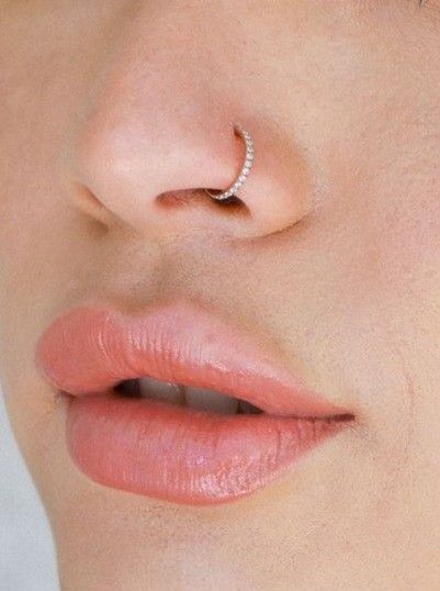 Nose Ring Aesthetic, Diamond Aesthetic, Ring Aesthetic, Piercing Stud, Nose Ring Hoop, Nose Piercing Stud, Nose Piercings, Fancy Nails Designs, Nose Pin