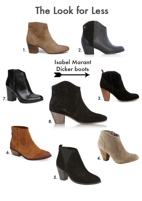 Isabel Marant Dicker Boots Outfits, Isabel Marant Dicker Boots, Look Alikes, Outfit Boots, Isabel Marant Boots, Job Clothes, Booties Outfit, Ladies Boots, Store Window