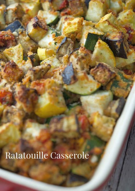 Eggplant And Squash Casserole, Eggplant Zucchini Casserole, Zucchini And Eggplant Recipes, Eggplant Casserole Recipes, Ratatouille Casserole, Christmas Casserole Recipes, Chicken Eggplant, Eggplant Casserole, Christmas Casserole