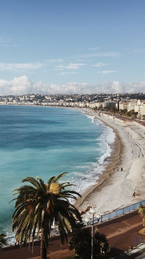 Nice, France. #wallpaper #lockscreen #photography #travel #landscape Nice France Wallpaper, Nice France Wedding, Nice France Winter, Nice Aesthetic France, Nice France Aesthetic, Nice France Photography, Nizza France, France Winter, France Wallpaper