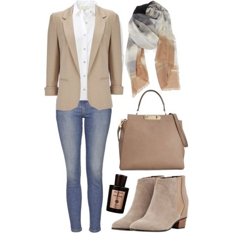 Nude work by ila3vi on Polyvore featuring rag & bone, Wallis, Topshop, Golden Goose, Calvin Klein, Nordstrom and Ambra Nude Blazer Outfit, Blazer Outfits Casual, Casual Work Outfits, Blazer Outfits, Casual Fall Outfits, Golden Goose, Street Style Outfit, Outfits Casuales, Work Casual