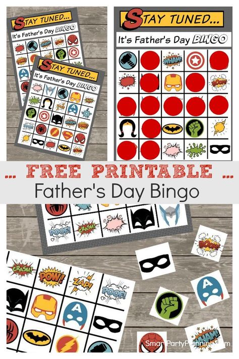 Father's Day free printable bingo game. This game will be a lot of fun for the kids to play with dad. If you are looking for ideas to keep everyone entertained, this will be a winner. With free printable cards and bingo tokens, there is fun for everyone. #Printablebingo #Fathersday #Fun #Forkids Father's Day Games, Educational Games For Toddlers, Dollar Diy, Printable Bingo Games, Father's Day Activities, Activity Director, Dad's Birthday, Free Printable Cards, Bingo Printable