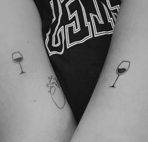 Red Wine Glass Tattoo, Watermelon Tattoo, Wine Glass Tattoo, Wine Tattoo, Small Snake Tattoo, Sailboat Tattoo, Glass Tattoo, Red Heart Tattoos, Airplane Tattoos