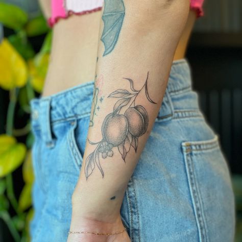 plum tattoo for kim 🫶🏼 ty for always supporting my art 🧚🏼‍♀️ - #plumtattoo #fruittattoo #insta #tiktok #instapic #vancouver #vancouvertattoo #vancouvertattooartist #tattooideas Plum Tree Tattoo, Plum Tattoo, Plum Blossom Tattoo, Vancouver Tattoo, Fruit Tattoo, Dad Tattoo, Branch Tattoo, Dad Tattoos, Blossom Tattoo