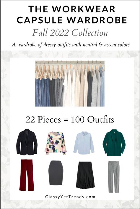 Sneak Peek of the Workwear Fall 2022 Capsule Wardrobe + 10 Outfits - Classy Yet Trendy Outfit Calendar, Athleisure Capsule Wardrobe, Workwear Capsule Wardrobe, Workwear Capsule, Capsule Wardrobe Checklist, Winter Work Wear, Classy Yet Trendy, Capsule Wardrobe Work, Wear To Work Dress