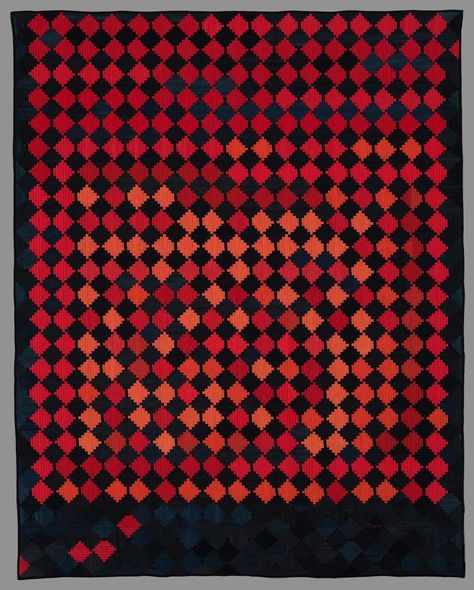 Modern Quilting Designs, Postage Stamp Quilt, Bright Quilts, Two Color Quilts, Museum Of Fine Arts Boston, Red And White Quilts, Japanese Quilts, Silk Quilt, Amish Quilts