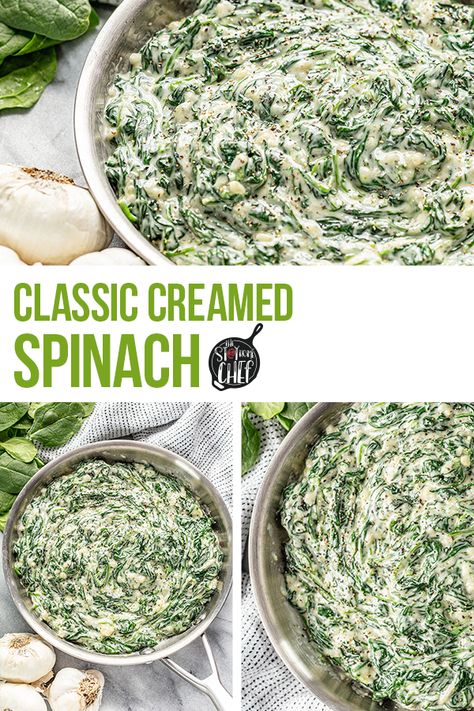 Creamed Spinach Recipe, Soup Ideas, Spinach Soup, Easy Cream, Low Carb Sides, Creamy Spinach, Creamed Spinach, Spinach Recipes, Low Carb Recipes Dessert