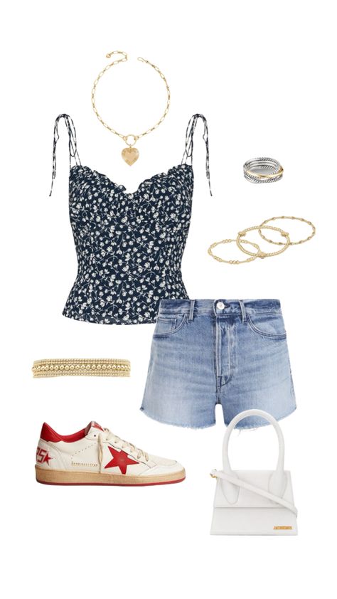 Summer Outfits Polyvore, Shorts Fits, Outfits Polyvore, Trendy Outfits For Teens, Outfits Ideas, Outfits For Teens, Fashion Ideas, Trendy Outfits, Jean Shorts