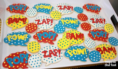 Bubble Cookies, Super Hero Birthday Cake, Hero Birthday Cake, Superhero Cookies, Vegan Shortbread, Super Hero Birthday, Amazing Cookies, Pink Cookies, Cookie Connection