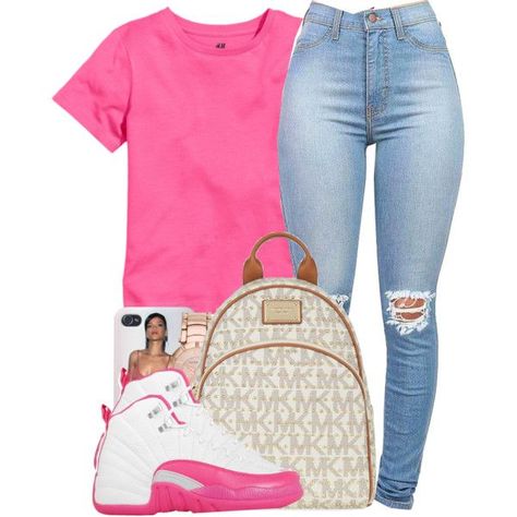 Jordan Outfits For Girls, Back School Outfits, Baddie Outfits For School, Teenager Fashion, Jordan Fits, Collage Outfits, Teenage Outfits, Outfits For Girls, Teen Swag Outfits