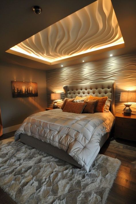 Fall Ceiling Designs, Bedroom False Ceiling Designs, Bedroom False Ceiling, False Ceiling Design Ideas, False Ceiling Designs, Cool Teen Bedrooms, Fall Ceiling, Modern Bedroom Ideas, Ceiling Design Ideas