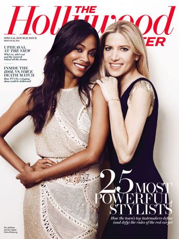 25 Most Powerful Stylists - Zoe Saldana with Petra Flannery Shoot Poses, Fashion Jobs, Celebrity Stylist, Eternal Beauty, Style Guru, Top List, Hollywood Reporter, Kerry Washington, Portrait Photos