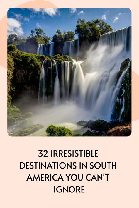 Explore the diverse wonders of South America, a continent rich in culture and natural beauty spanning 12 captivating countries. Uncover the top destinations awaiting your discovery as you plan your adventure across this incredible region. Discover the best places to visit and immerse yourself in unforgettable experiences that will create lasting memories on your journey through South America. South America Travel Itinerary, Cheap Places To Visit, South America Travel Destinations, Northeast Region, Road Trip Routes, Lake Titicaca, Iguazu Falls, South American Countries, Galapagos Islands