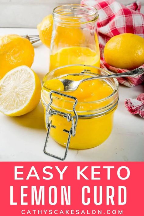 Keto Lemon Curd Recipe – Easy Delicious Recipe for Zesty Sugar Free Lemon Curd Sugar Free Lemon Curd Recipe, Keto Lemon Curd Recipe, Lemon Curd Without Eggs, Lemon Curd Recipe Easy, Keto Lemon Curd, Sugar Free Lemon Curd, Lemon Curd Cupcakes, Lemon Curd Cake, Almond Flour Cakes