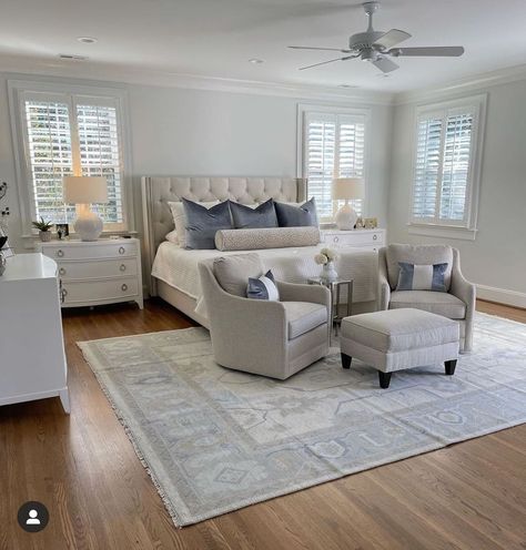 The Loom and Co | Oushak Rugs on Instagram: “our number one gal, FRANCIE! and guess what? she’s part of our QUICK SHIP COLLECTIN, lucky you! pictured here is a 10x14 under a king bed.…” Rugs Blue, Taupe Grey, Bedroom Rugs, Oushak Rugs, Rug Sale, King Beds, Rug Pattern, The Loom, Bedroom Rug