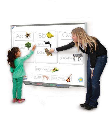 New TeachSmart ELL Spanish Interactive Whiteboard Software by Hatch supports early learners who are acquiring English as a second language with over 1,750 math and literacy activities in both Spanish and English.    (Photo: Business Wire) Interactive Whiteboard Activities, English Photo, Pen Work, Digital Board, Business Ppt, Educational Software, Interactive Board, Interactive Whiteboard, English Activities