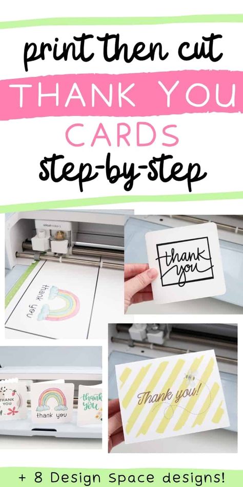 Silhouette Thank You Cards, Thank You Card Cricut Free Svg, Cricut Thank You Cards Free Svg, Thank You Cards Cricut, Thank You Card Cricut, How To Make Thank You Cards, Diy Thank You Cards For Business, Cricut Thank You Cards Free, Cricut Thank You Cards