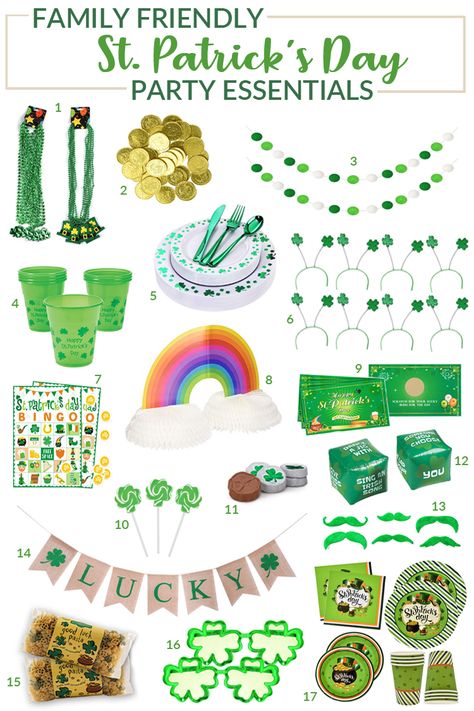 PLANNING THE PERFECT ST. PATRICK’S DAY PARTY #stpatricksday St Patricks Day Birthday Decor, St Patrick’s Day Party, Sage Birthday, Big/little Baskets, St Patricks Day Party, Spring Break Kids, Irish Twins, Kids Baskets, Twin First Birthday