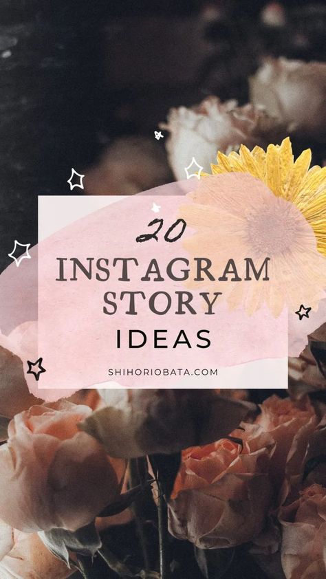 20 Instagram Story Ideas #instagramstory #instagramstories // Instagram tips, Instagram inspiration Instagram Story Ideas For Lifestyle Blogger, Instagram Story Ideas Lifestyle, What To Post In Instagram Stories, Creative Ig Story Ideas, Add Yours In Instagram Story Ideas, Easy Instagram Story Ideas, Instagram Story Ideas Brand, How To Make Instagram Stories Cute, Instagram Travel Story Ideas